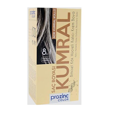 Prozinc Color 8.1 Kumral - Amonyaksız Bitkisel Kalıcı Saç Boyası