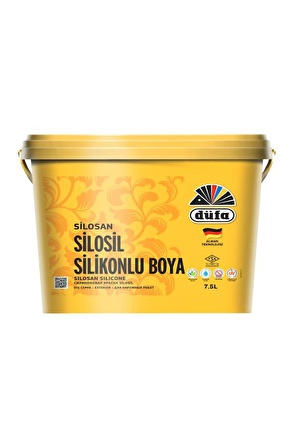 Düfa Dış Cephe Duvar Boyası Silosil Silikonlu 7.5 Lt - YENİ KARTELA