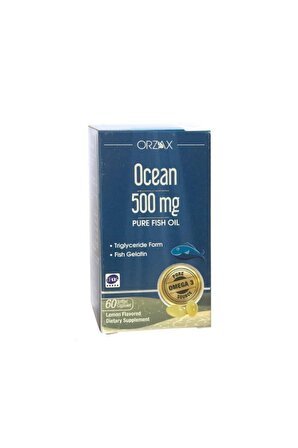 Omega 3 Balık Yağı 500 Mg (60 Kapsül)