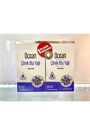 Ocean Çörek Otu Yağı 1000 Mg 1 Alana 1 Bedava Skt:03/2024