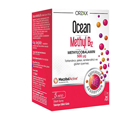 Orzax Ocean Methyl B12 500 İu 5 Ml