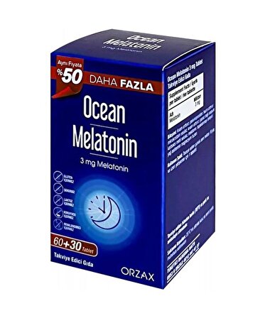 Ocean Melatonin 3 Mg 60+30 Tablet