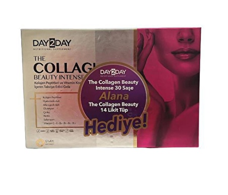 Day2day The Collagen Beauty Intense 30 Şase + The Colagen Beauty Likit Tüp 14'lü Hediye