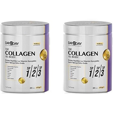 DAY2DAY The Collagen All Body 300 Gr 2'liPaket