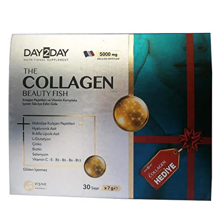 Orzax Day2day Collagen Beauty Fish Vişne Aromalı 30 Saşe