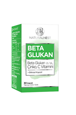 Naturalnest Beta Glukan 30 Hard Kapsül