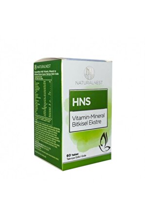 Naturalnest HNS Vitamin-Mineral Bitkisel Ekstre 60 Tablet