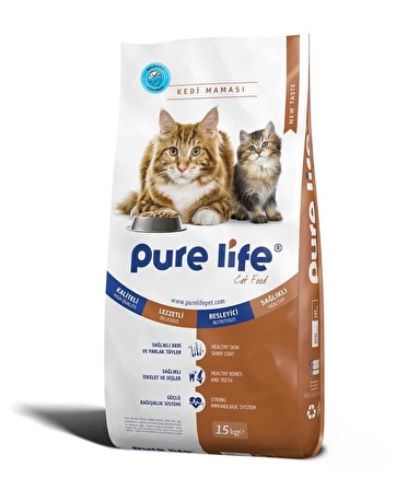 PureLife Adult Fish Balıklı Yetişkin Kedi Maması 15 kg