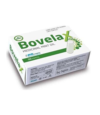 Bovelax Tıbbi Nane Yağı İçeren Likit 30 Kapsül