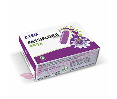 C-esta Passiflora Melisa Ekstresi 30 Kapsül