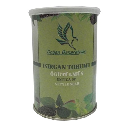 Doğal Isırgan Tohumu Toz 150 Gr Teneke Kutu