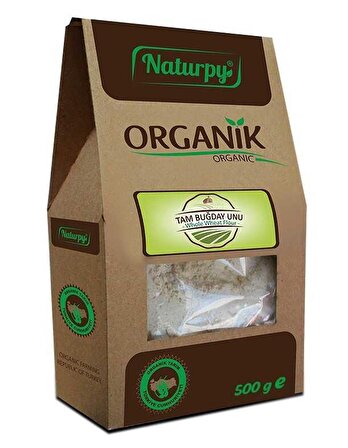 Naturpy Organik Tam Buğday Unu 500 Gr. (1 Paket)