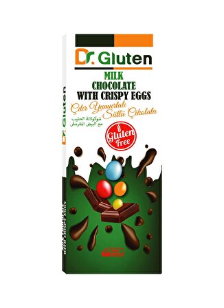 Dr. Gluten Çıtır Yumurtalı Çikolata 80 Gr