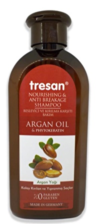 Tresan Tüm Saçlar İçin Kırılma Karşıtı Argan Yağlı Şampuan 300 ml