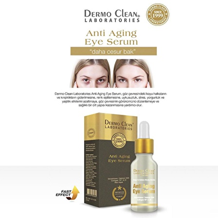 Dermo Clean Premium Collection Anti Aging Eye Serum 30 ML