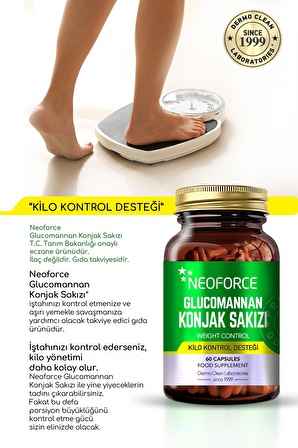 NEOFORCE GLUCOMANNAN KONJAK SAKIZI 60 KAPSUL