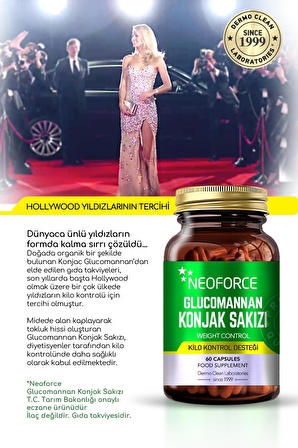 NEOFORCE GLUCOMANNAN KONJAK SAKIZI 60 KAPSUL