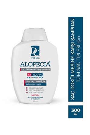 Dermo Clean Alopecia Dökülen Saçlar İçin Dökülme Karşıtı Şampuan 300 ml