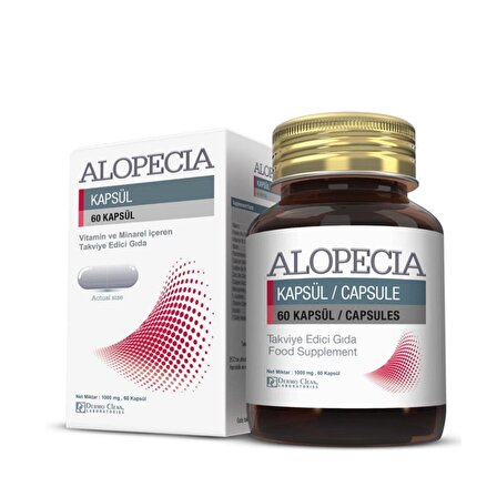 Dermo Clean Alopecia Takviye Edici Gıda 60 Kapsül