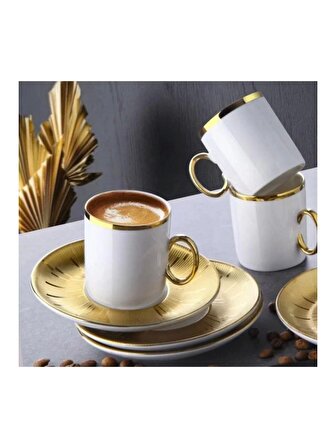 Gönül GNL4005 Porselen Kahve Fincan Takımı 6 Lı