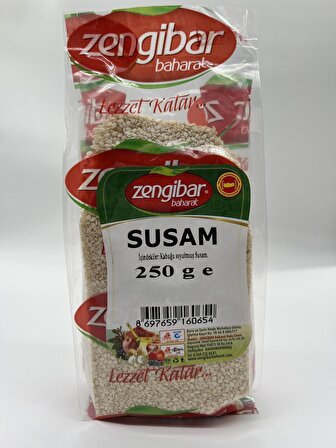 Zengibar Susam (Çiğ) 250 gr