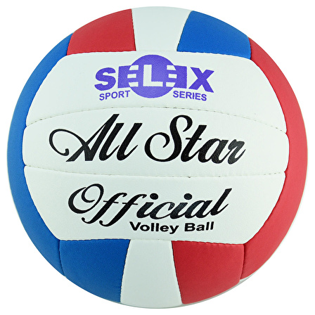 Selex Allstar 5 No Voleybol Topu Kırmızı Mavi Beyaz