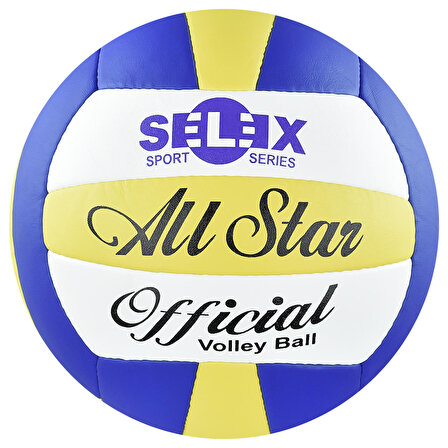 Selex Allstar 5 No Voleybol Topu Sarı Mavi Beyaz