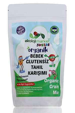 Organik Bebek Glutensiz Tahıl Karışımı  250 Gr  ( Gluten Free )