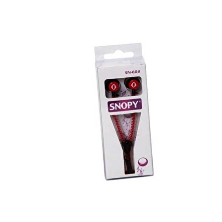 Snopy SN-808 Kırmızı Stereo Kulakiçi Kulaklık