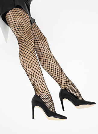 Farve Siyah Kadın Külotlu Çorap FRV11-500