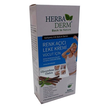 Herbaderm Beyazlatıcı Tüm Cilt Tipleri için  Vücut Kremi 60 ml 