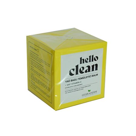 Hello Clean Yağ Bazlı Temizleyici Balm Saf Vitamin C 100ML