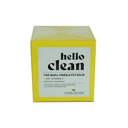 Hello Clean Yağ Bazlı Temizleyici Balm Saf Vitamin C 100ML
