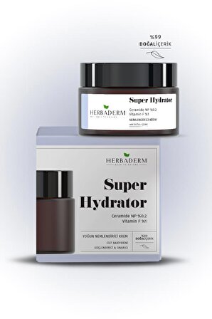 Herbaderm Super Hydrator Cilt Bariyerini Güçlendirici & Onarıcı Yoğun Nemlendirici Krem 50 ml