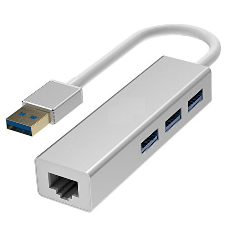 Codegen USB 3.0– 3Port USB 3.0+ RJ45 Ethernet Çoklayıcı CDG-CNV41
