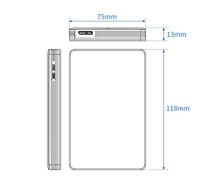 CODEGEN CODMAX CDG-HDC-30BA 2.5" USB 3.0 Sata 3 Harici HDD Kutusu
