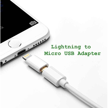 Codegen Apple iPhone iPad iPod Lightning Micro Usb Çevirici Dönüştürücü CDG-CNV72( Apple Uyumludur.)