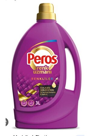 Peros Sıvı Bakım Renk Uzmanı Renkliler için Sıvı Çamaşır Deterjanı 4 x 3 L
