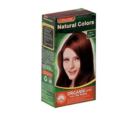 Natural Colors 7Rn İrlanda Kızılı Organik Saç Boyası
