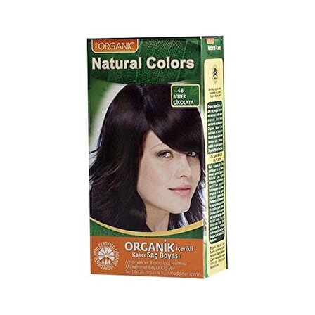Organic Natural Colors Bitkisel Kalıcı Saç Boyası 4B Bitter Çikolata-8682467000650