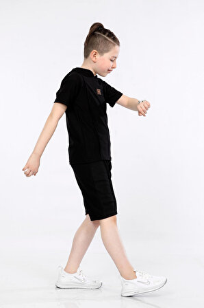 Mornio Erkek Çocuk Şort ve T-shirt İkili Takım VF24KMR5102324