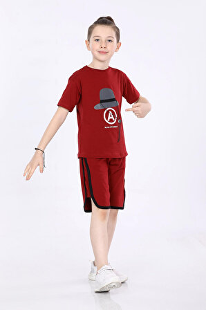Mornio Erkek Çocuk T-shirt ve Şort 2 li Takım VF24KMR5100708