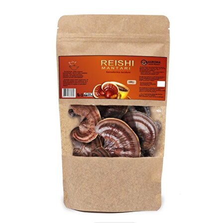 Reishi  ( Ganoderma lucidum ) Mantarı kuru - Natural 100gr