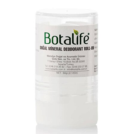 Botalife Saf Doğal Mineral Deodorant Roll On 60gr Rollon Rolon