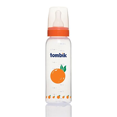 Tombik %0 BPA PP Biberon Meyve Serisi 250ml / Portakal