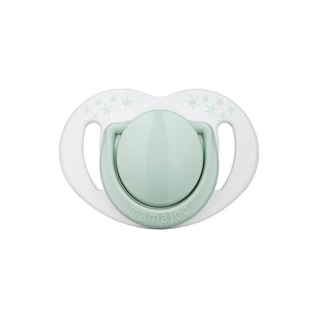 Mamajoo Saklama Kutulu Ortodontik Emzik 6 Ay Yeşil