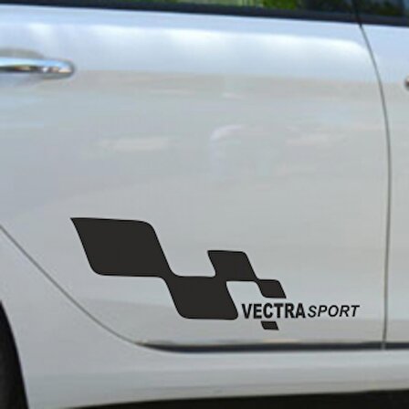 Opel Vectra Yan kapı Sport Oto Sticker Sağ Sol 2 Adet