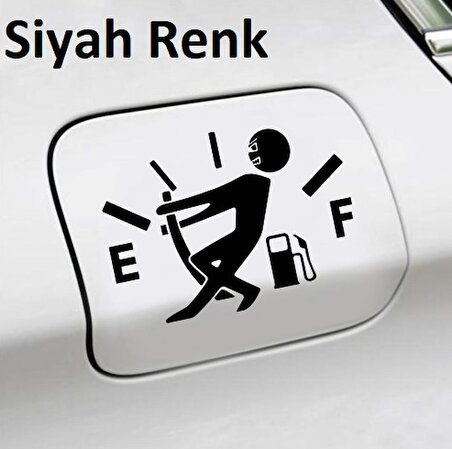 Araba Yakıt Deposu Kapağı Sticker