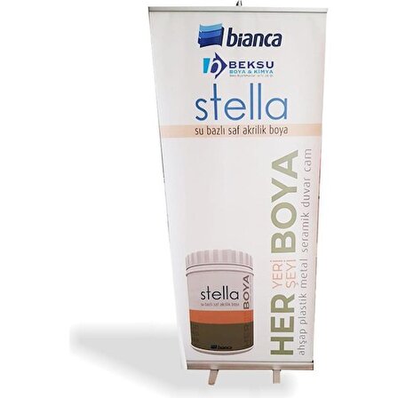 Bianca Stella Su Bazlı Akrilik Boya 0.5 lt İç Cephe Boyası Beyaz
