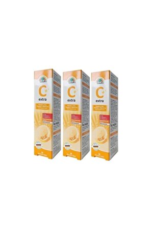 Sunlife Vitamin C Extra 20 Efervesan Tablet x 3 Adet